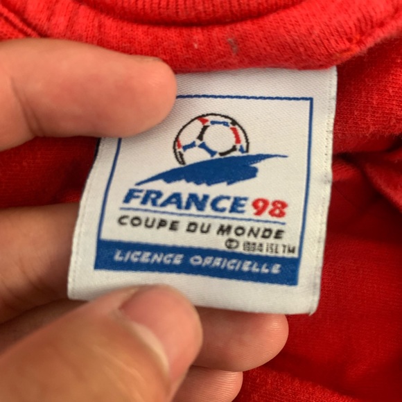 Vintage 1998 England World Cup Tee - Picture 3 of 3